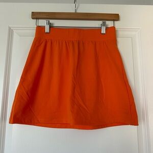 Forever 21 size small orange skirt